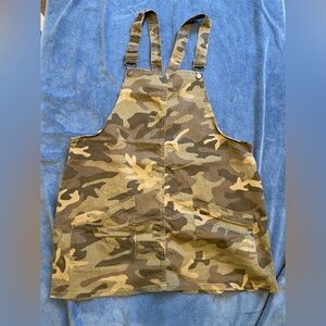 Overalls camo dress